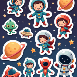 Kids Stickers - Sheet v53